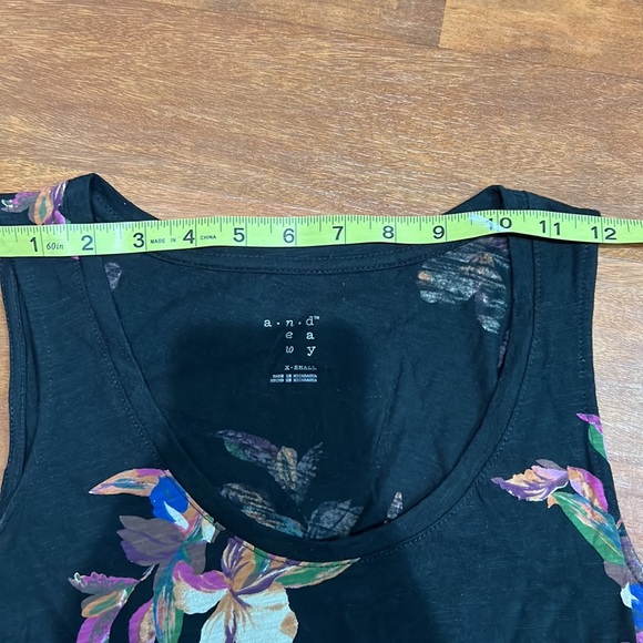 A New Day floral tank top XS - Picture 5 of 7